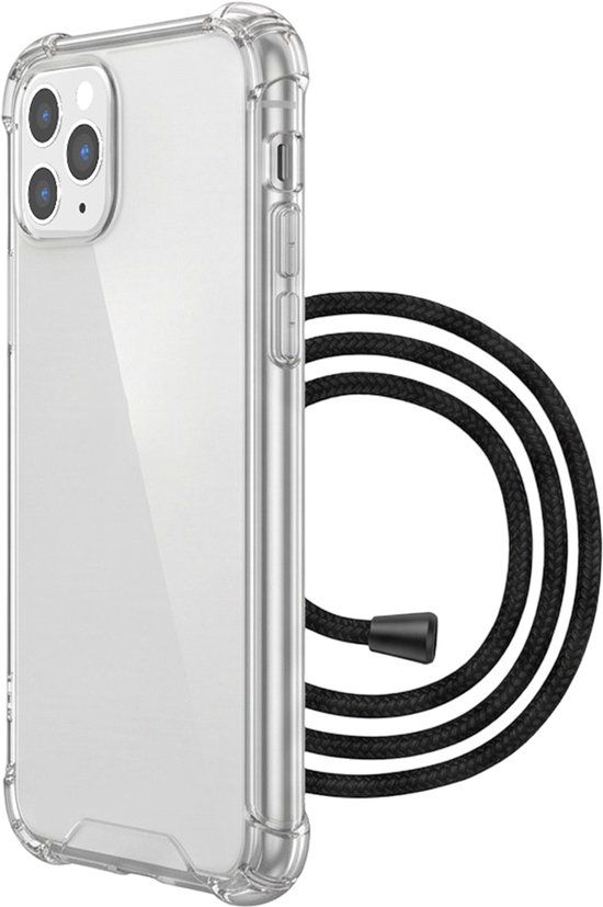 Bigben Connected, Transparante Hardcase met Afneembare Schouderriem voor iPhone 11 Pro