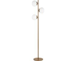 Beliani wadi - staande lamp-goud-metaal