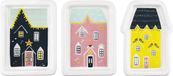 KitchenCraft Keramische Notenkraker Collectie 3-Delige Decoratieve Bordenset