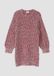 s.Oliver Jurk Kinderen Lange mouw Ronde hals Roze Glitter 65% polyamide 35% polyester