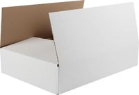 Twepa B.V. Boîte d'expédition, simple cannelure, blanc, ft 430 x 320 x 90 cm 30 pièces