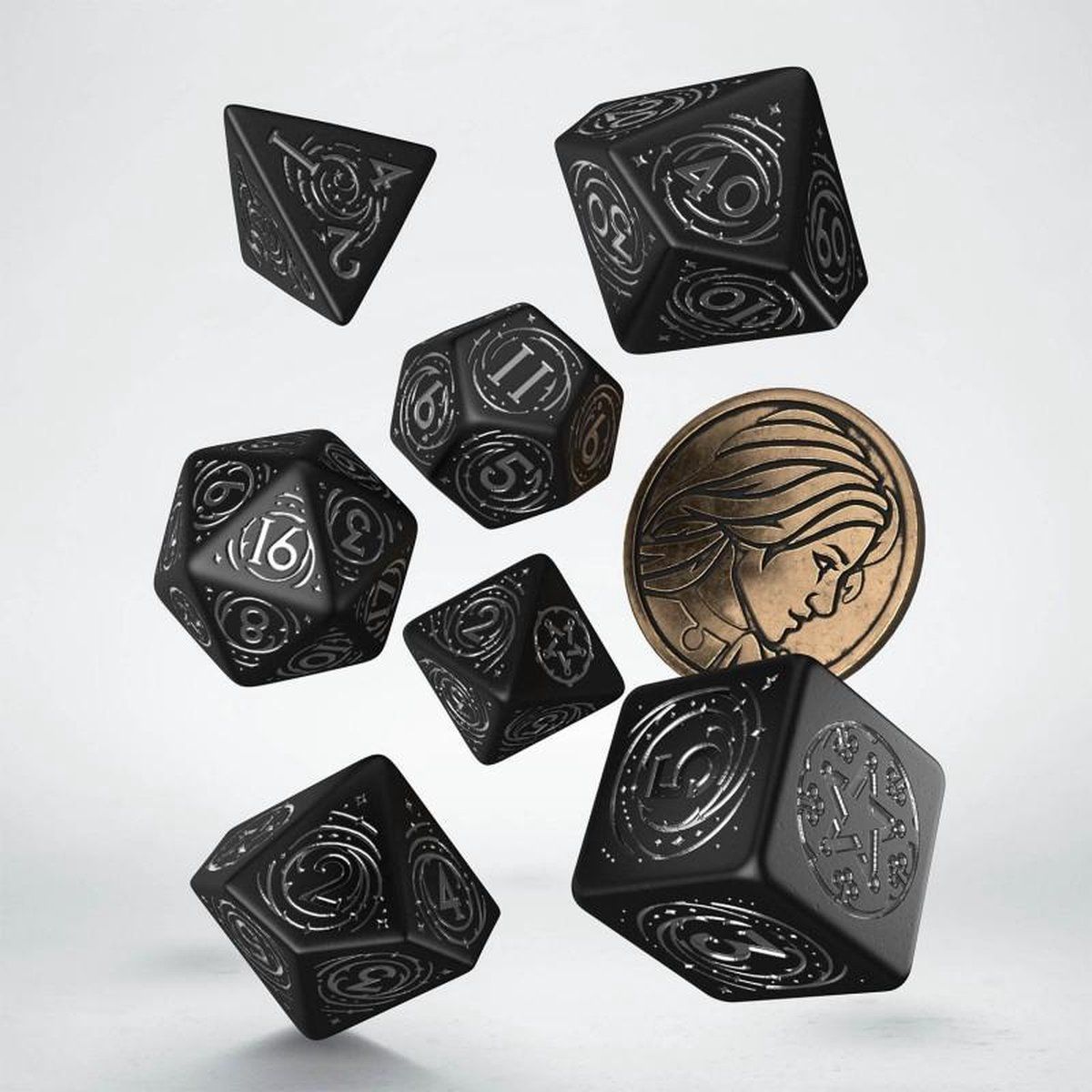 Q Workshop The Witcher Dice Set - Yennefer - The Obsidian Star
