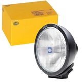 HELLA 1F8 007 560-101 Halogeen-Verstraler - Rallye 4000 Metal - 12V - Rond - Geschroefd - Vloerlicht lampglas - Lenskleur: Transparent - Kabel: 400mm - links/rechts