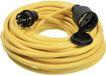 AS Schwabe Verlengkabel 15 m - 230 V, 16 A geaarde stekker - outdoor stroomverlengkabel - verlenging voor buiten - K35 AT-N07V3V3-F 3G2,5 - IP44 - Made in Germany, geel, 60342