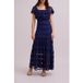 Anne Fontaine Valeriane Dark Navy Taille: 38 | Robes longues Outlet | Femme | Bleu