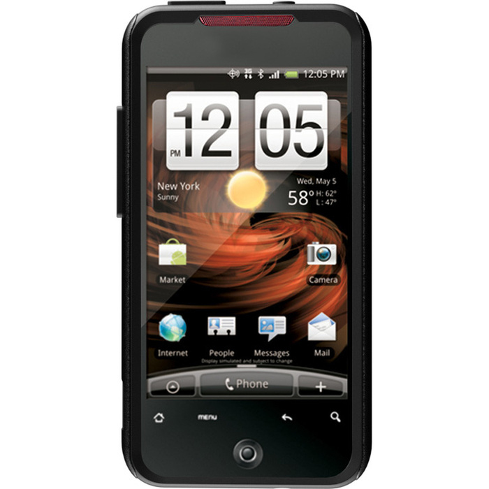 OtterBox HTC DROID Incredible Commuter Series Case zwart / HTC DROID Incredible