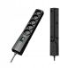 Ever Classic Serie - Overspanningsbeveiliging Stekkerdoos - 5m - 5 Stopcontacten - Zwart