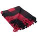 DII Camping BBQ's Stranden Dagelijkse Deken, Rood & Zwart, 50 x 60 Inch