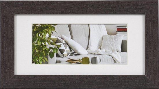 Henzo Modern Fotolijst - 10x20 cm - Donkerbruin