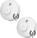SAVS H10-W Draadloos koppelbare hittemelder 2-pack