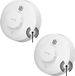 SAVS H10-W Draadloos koppelbare hittemelder 2-pack