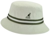 Kangol Bob Stripe Lahinch Beige Katoen M Unisex Gestreept Bucket Hat