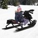 Luge pour enfants Luge pour enfants avec frein de sécurité et cordon de traction
