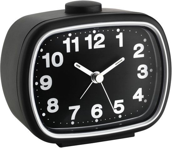 TFA Dostmann 60.1017 Wekker - Analoog - Zwart/Wit