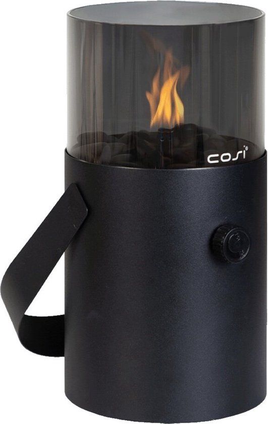 Cosi Cosiscoop Original Black Smoked Gas Lantern - 400W - Black