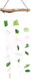 Ancient Wisdom - Hemp Embroidery Mushroom Party Bag - Green
