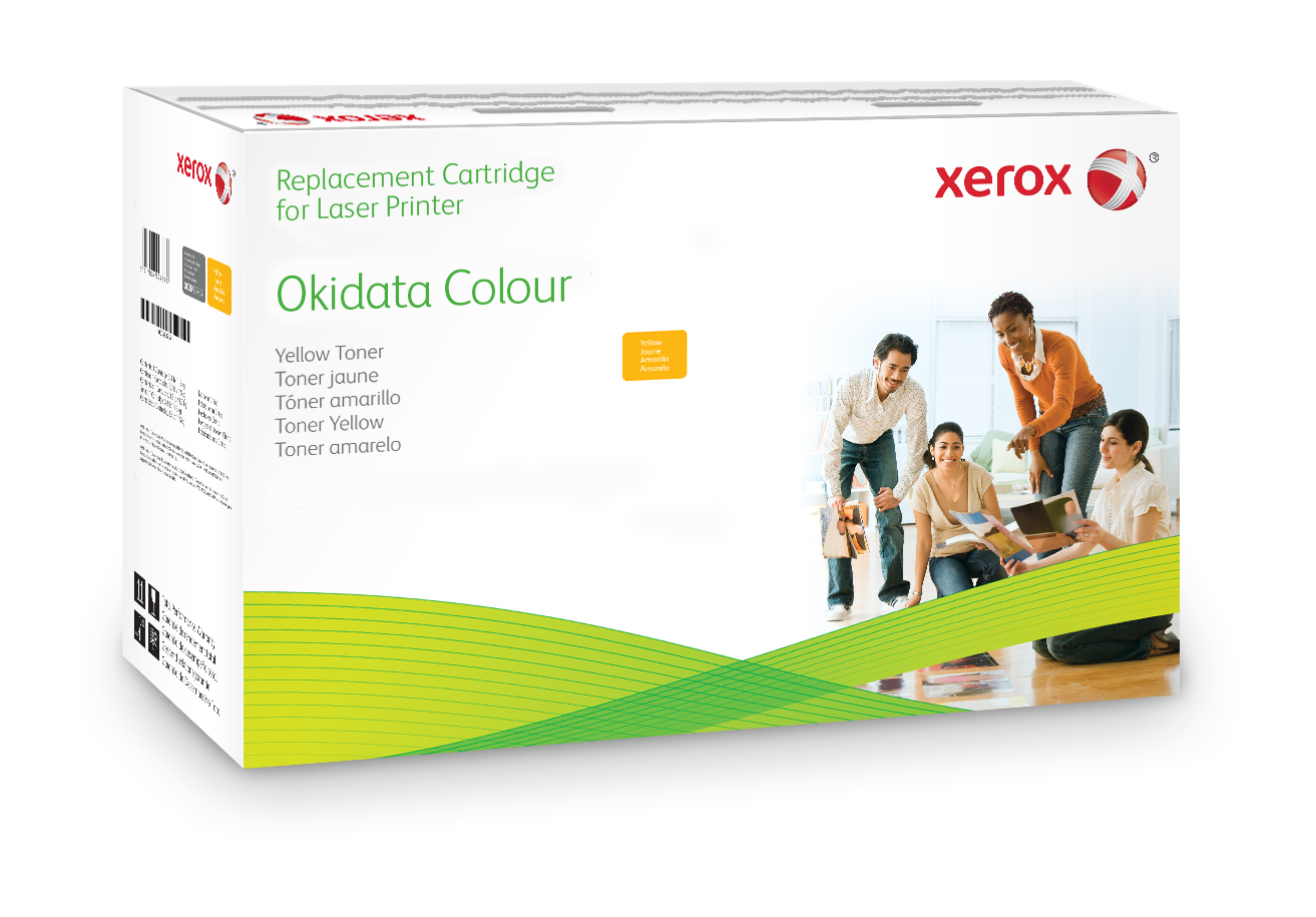 Xerox Gele Toner Cartridge. Gelijk Aan Oki 43487709