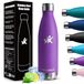 Thermosfles, HoneyHolly Roestvrijstalen thermosfles, 750 ml, BPA-vrij, lekvrij, geschikt voor koolzuurhoudende dranken, fitness, fitnessstudio, fiets