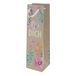 SUSYCARD Geschenktas Kraft 10,5x36x10cm Flower Frame FSC 1st