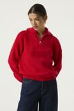 Garcia Dames Effen Trui Rood Lange mouw