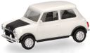 Herpa Mini Cooper Mayfair + Schijnwerper, Wit (rechts Gestuurd)