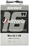 Vittoria Standaard Binnenband: Zwart 16X1.5-1.75" Sv 48mm