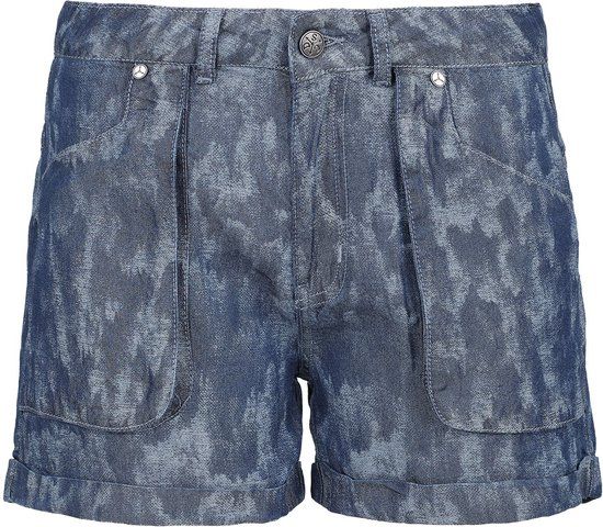 R.E.D. by EMP R.E.D. Rock-Engineered Design blauwe short in denimlook - Dames - 32