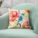 Wylder Nature Nectar Garden Bluebird Velvet Piped Polyester Gevuld Kussen