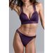 Marlies Dekkers Cache Coeur Deep Purple Tanga Briefs