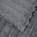 Vida Zacht Polar Fleece Deken - Antracietgrijs, 200x150 cm