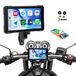 Merkloos Motor CarPlay - Draadloos - Touchscreen 5 inch - Bandenspanningscontrole - Ip67 - 12V