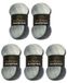 Wollbiene Moonlight Batik breiwol, 500 g, voor breien en haken, 20% wol, Turkse kleurverloopwol (5 x 100 g, 5000 zwart, grijs, wit)