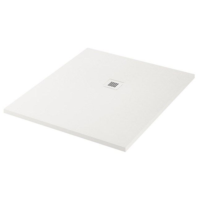 Maxaro Douchebak 120x100 cm Rechthoek Mineraalmarmer Wit