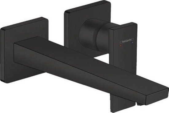 Hansgrohe Metropol - Wastafelmengkraan - Mat Zwart - Inbouw - 225mm uitloop