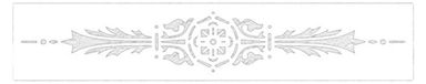 Mural template - M 80 cm x 13 cm for decoration