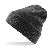 Bagbase Senvi Vintage Beanie Kleur: Zwart Melee (one size fits all)