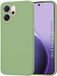 Techsuit Soft Flex Silicone Back Cover Hoesje geschikt voor Oppo Reno14 F/FS - Mint Green