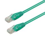 WP WPC-PAT-6U030G netwerkkabel Groen 3 m Cat6 U/UTP (UTP)