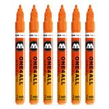 Molotow One4All 2mm Marker Neon Orange Fluorescent