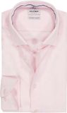OLYMP Level 5 body fit chemise - structure - rose - Repassage facile - Tour de cou: 39