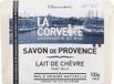 La Corvette Savon Lait de chèvre 100 g