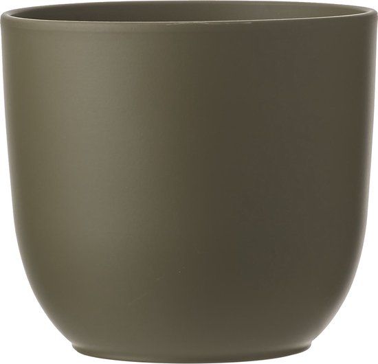 Mica Decorations Tusca Bloempot - H20 x Ø22,5 cm - Groen