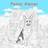 Pastor Alemán: Un hermoso libro para colorear para amantes de los perros