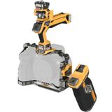 SmallRig 5518 HawkLock Quick Release Cage Kit for Sony Alpha 7R V / Alpha 7 IV / Alpha 7S III (Advanced Edition) (BumbleBee Edition)
