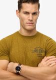 Superdry Copper Label T-shirt Heren L Utah Gold Grit