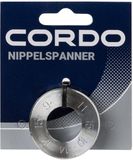 CORDO - Nippelspanner - Fietswiel reparatie - Onderhoud gereedschap - Geschikt voor nippels 10 t/m 15