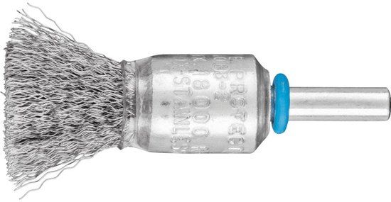 PFERD Pinselbürste PBU INOX D.15mm Drahtstärke 0,2mm VA 0,2mm