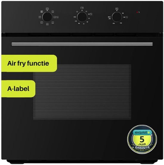 Exquisit EBE60-30 Inbouw Oven - 60 Liter - Zwart