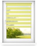 Fart Produkt time4blinds dag en nacht dubbel rolgordijn mini - raamrolgordijn dag en nacht - rolgordijn zonder boren - zonwering - rolgordijnen voor slaapkamers - 500x1400mm – Geel – Rechtszijdig