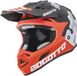Bogotto V328 Camo Fiberglass Zwart Wit Oranje Crosshelm - Helm
